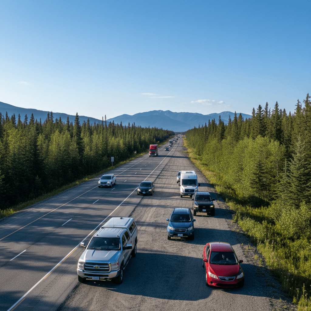 High-visibility highway location